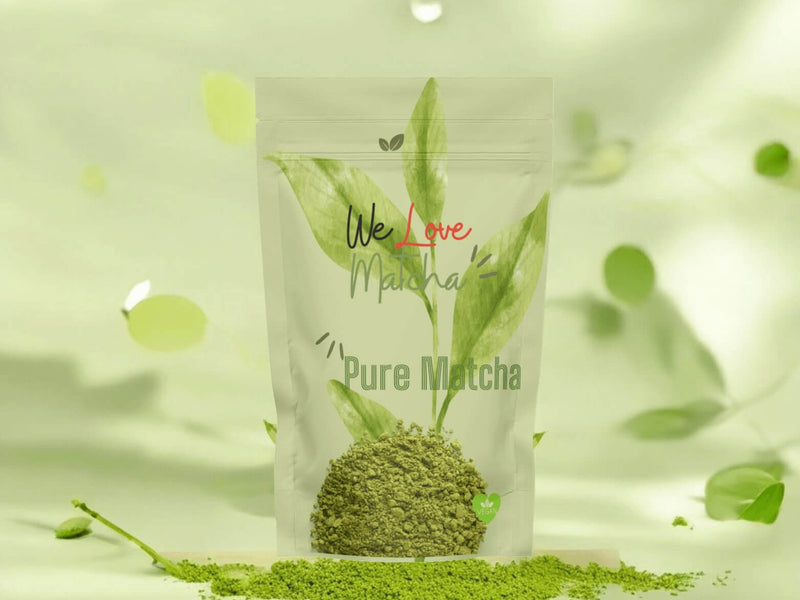 Zak pure matcha, luchtdicht bewaren